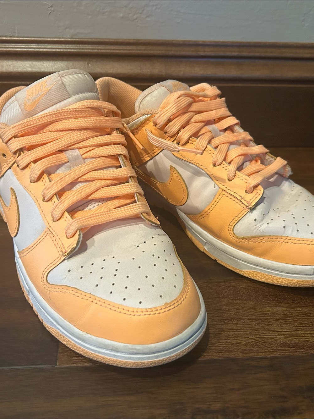Nike Low Top Sneakers in Peach and Cream